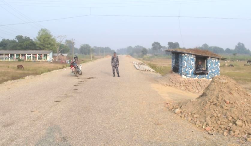 बढैयाताल स्थित नेपाल–भारत सीमा क्षेत्रमा सशस्त्रको कडाई 