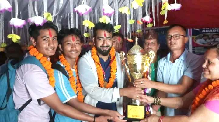 फूलवारी कपको उपाधी एन्टीभाईरस समाज बारबर्दियाले चुम्यो