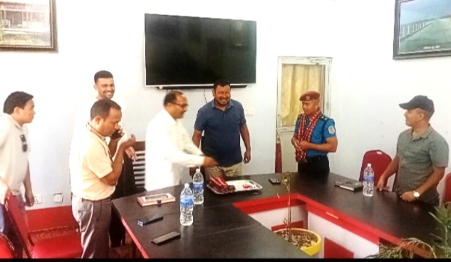 राजापुरका नयाँ डीएसपीलाई नगरपालिकाको स्वागत