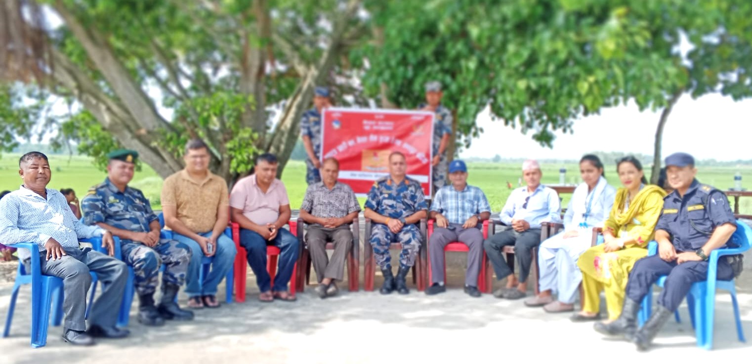 नेपाल–भारत सीमा क्षेत्र बर्दियामा सशस्त्र प्रहरीको कडाई 