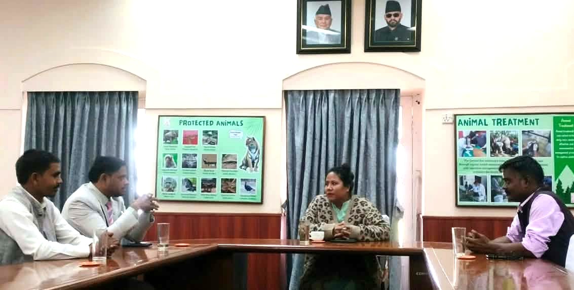 अविरल वर्षाका कारण किसानमा परेको समस्याबारे कृषि मन्त्रीलाई ध्यानाकर्षण 