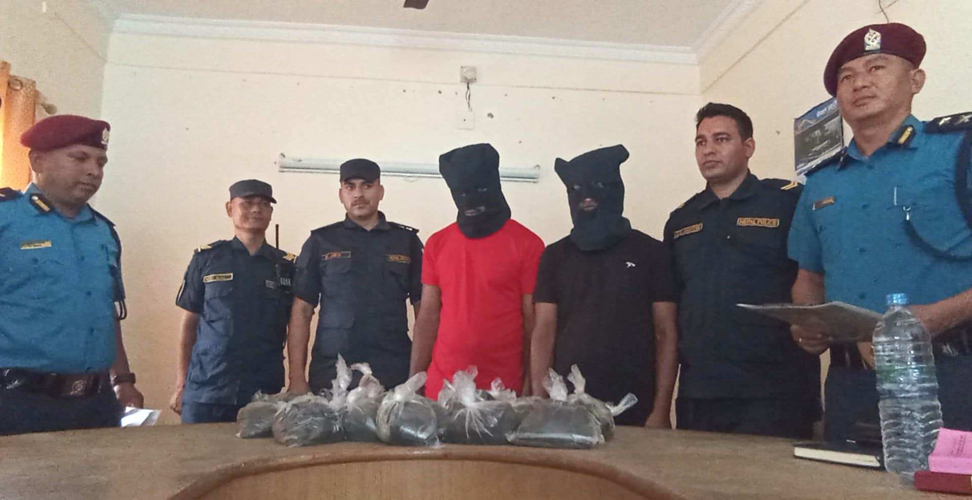 बर्दियामा ठुलो परिमाणमा लागुऔषध अफिमसहित २ जना पक्राउ