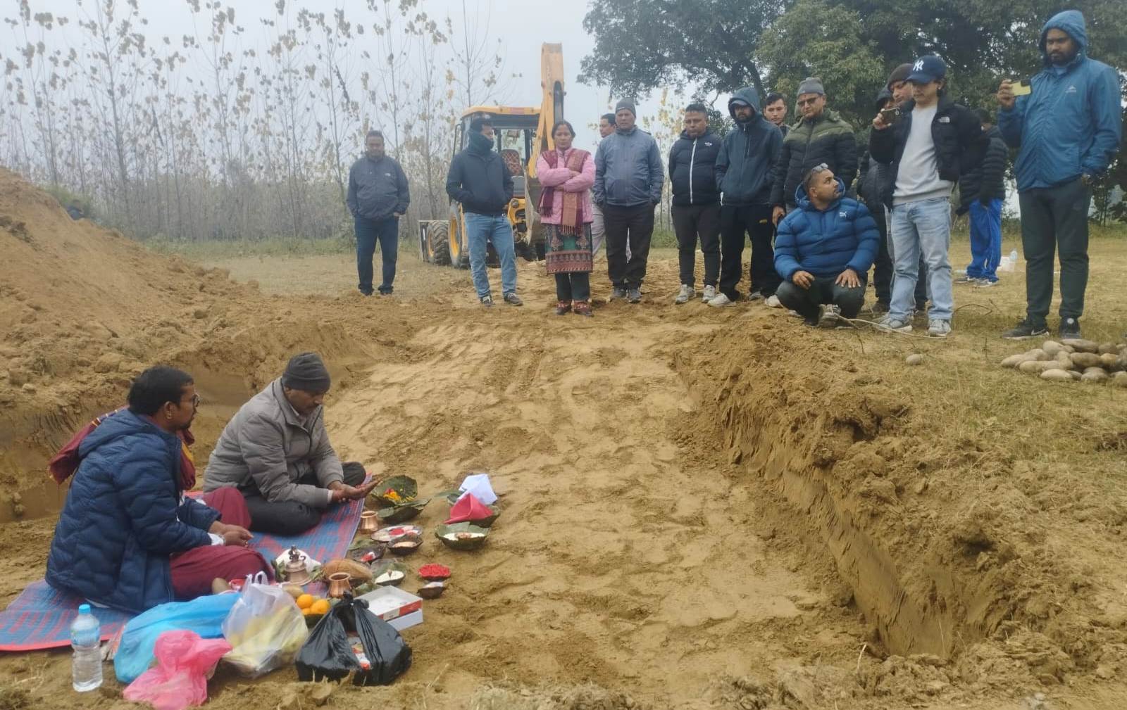 गुलरियाको ६ हजार हेक्टर भूमिमा सिचाई सुविधाका लागि नहर शिलान्यास