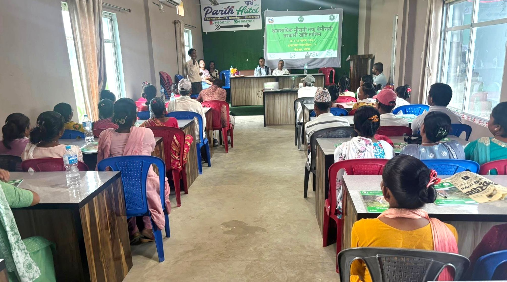 जिविकोपार्जन समूहका सदस्यलाई मौसमी तथा बेमौसमी खेती सम्वन्धि तालिम