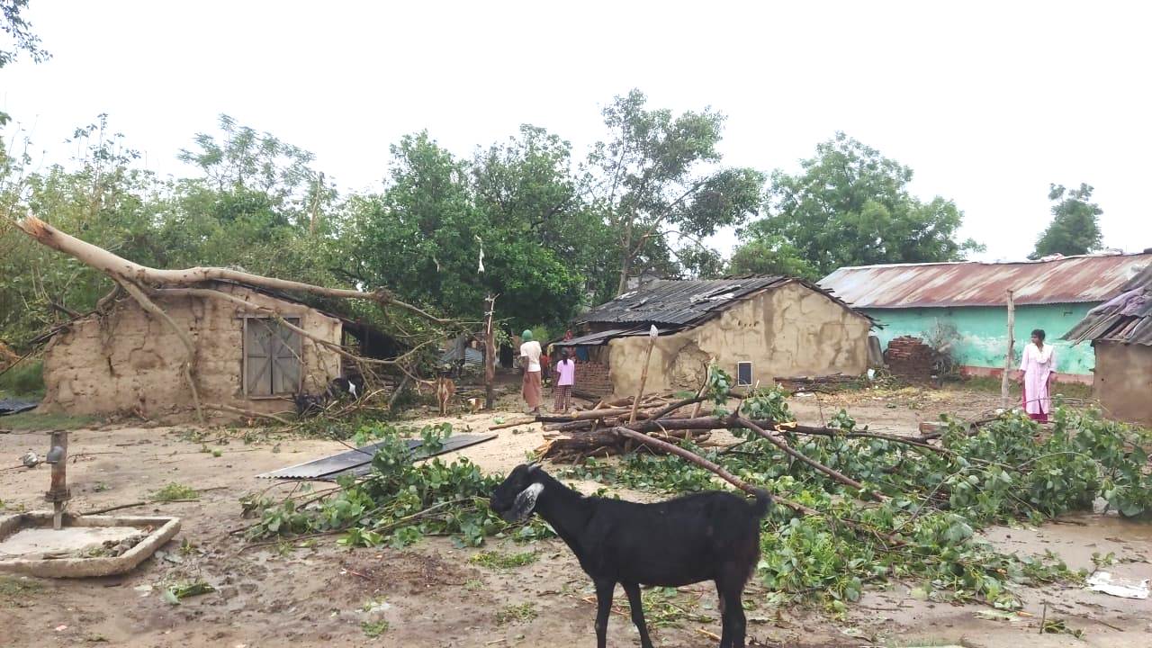 हावाहुरीका कारण बर्दियाको जनजीवन अस्तब्यस्त