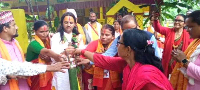 बारबर्दियामा रुद्राभिषेक एवम् शिव महापुराण शुरु 