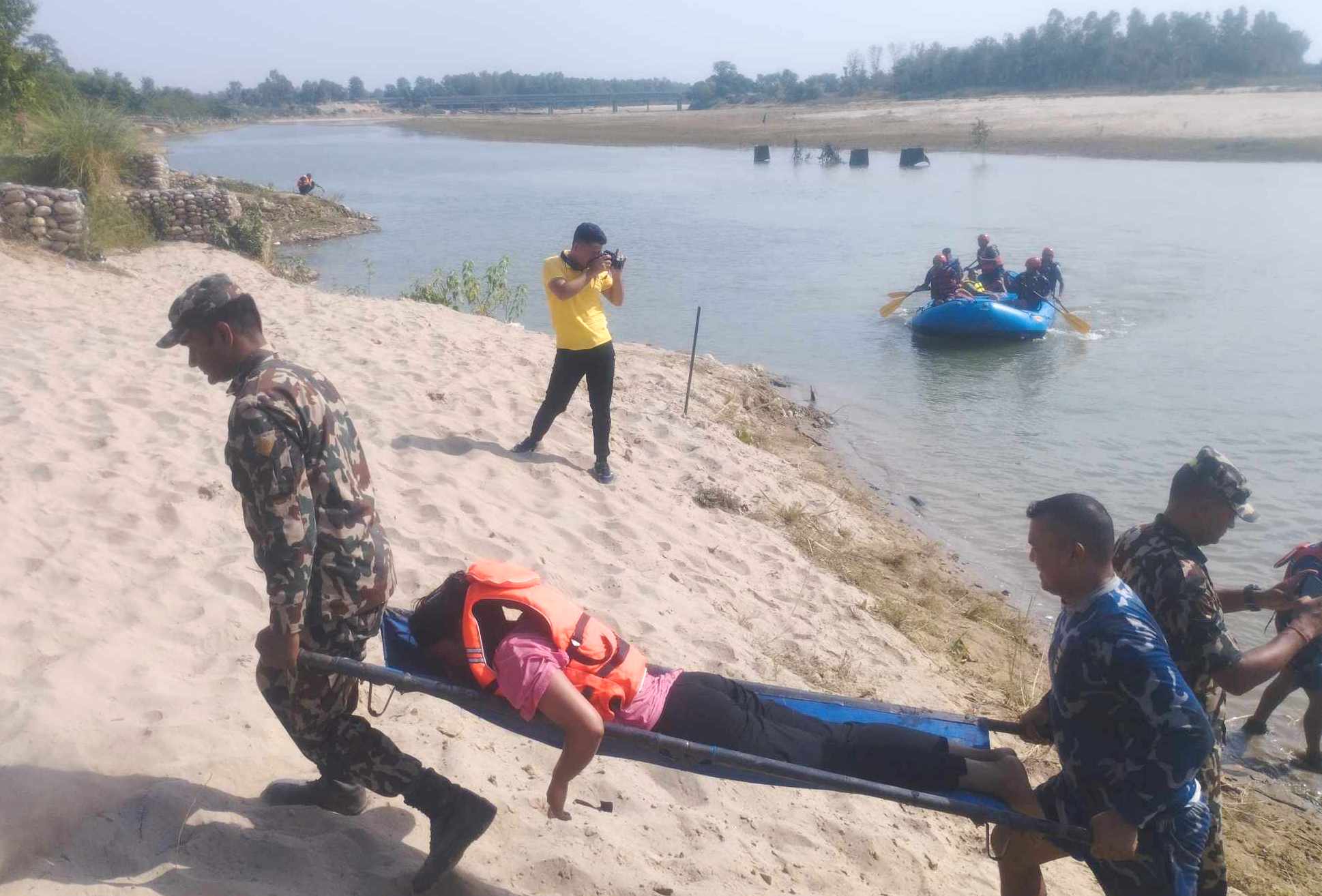 मनसुनसँगै आउने जोखिम न्यूनिकरण गर्न बिपद अभ्यास