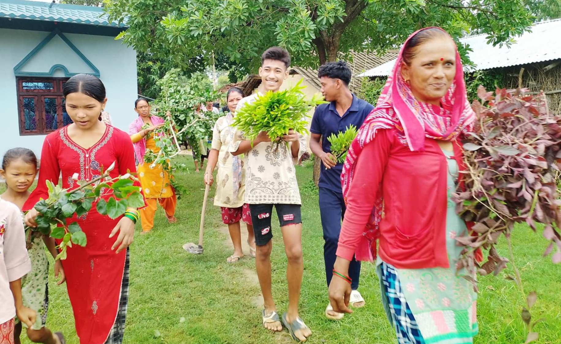 नमुना गाउँ घोषणा भएसँगै बाँसगढीको सटहरियामा सौन्र्दयीकरण