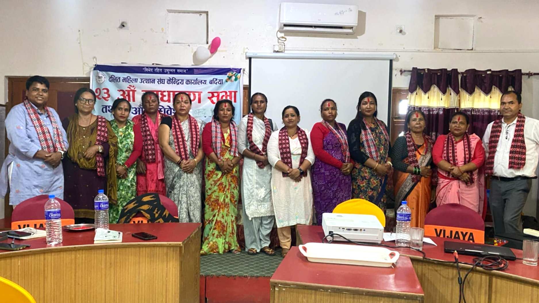 दलित महिला उत्थान संघ बर्दियाको अध्यक्षमा खिमा वि.क. पुनः सर्बसम्मत