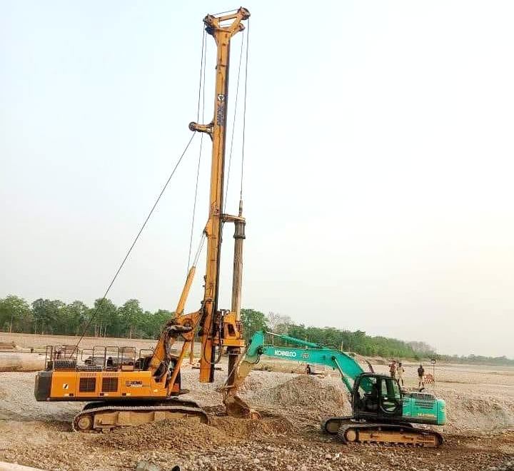 बर्दिया र कैलाली जोड्ने कर्णालीको सनकट्टी पुल निर्माणमा तिव्रता