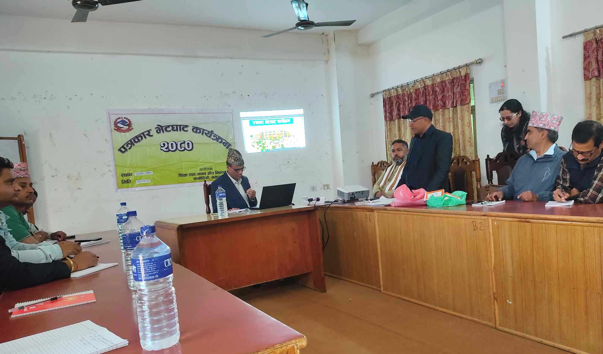 शिक्षा तथा मानवस्रोत विकास केन्द्रको पत्रकारसँग छलफल 