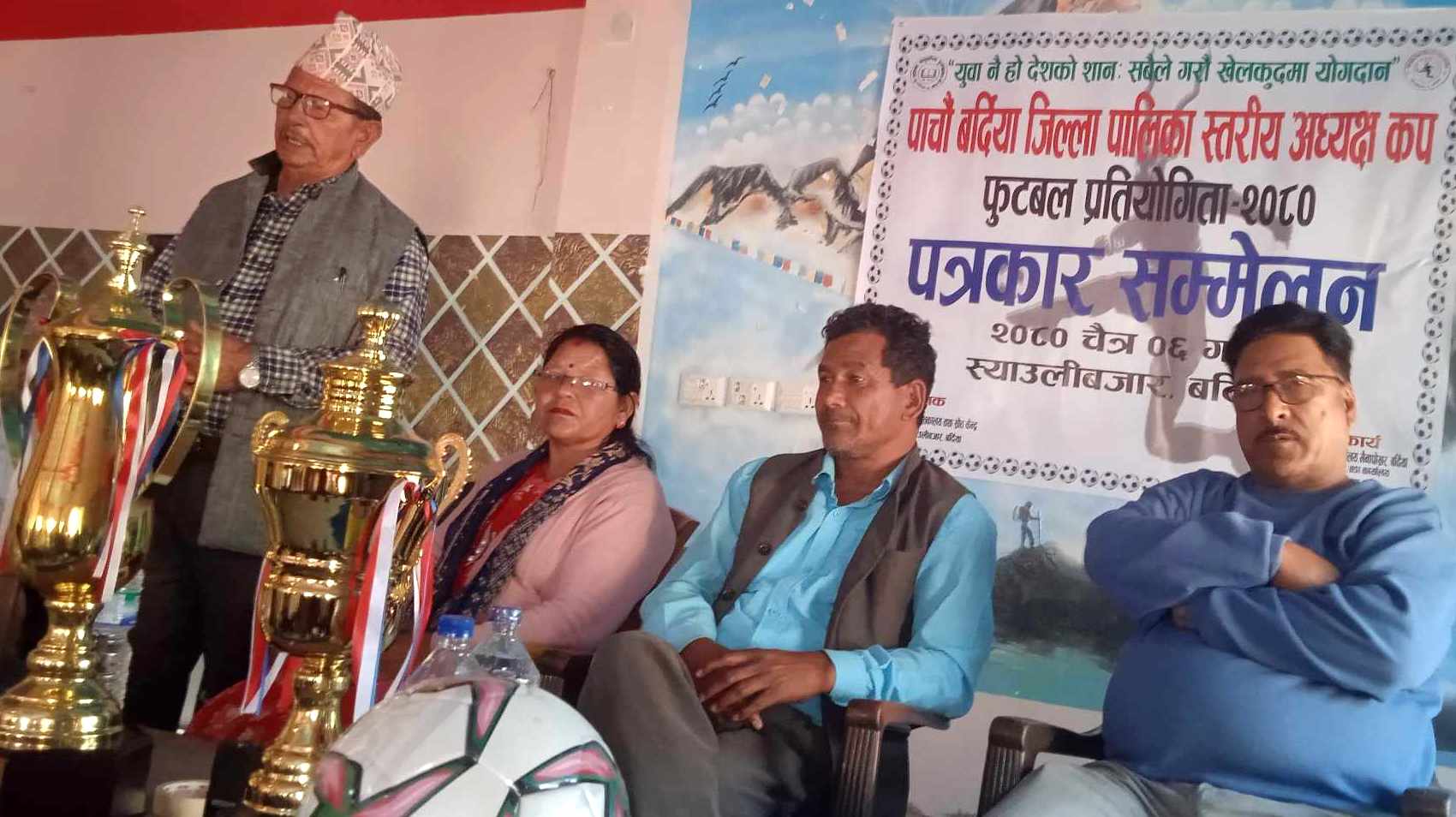 बढैयाताल अध्यक्ष कप फुटवल प्रतियोगिताको तयारी तिब्र 