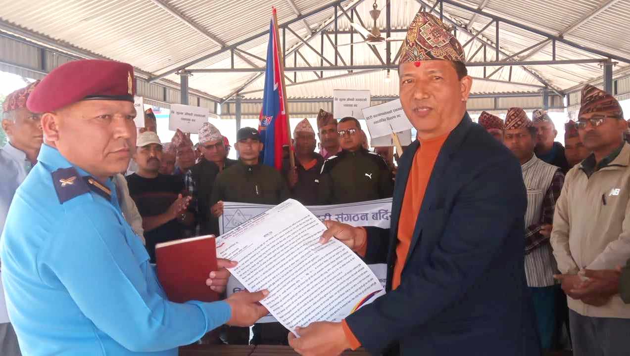 विभिन्न ६ बुँदे मागराख्दै नेपाल पुर्व प्रहरी संगठन अन्दोलित