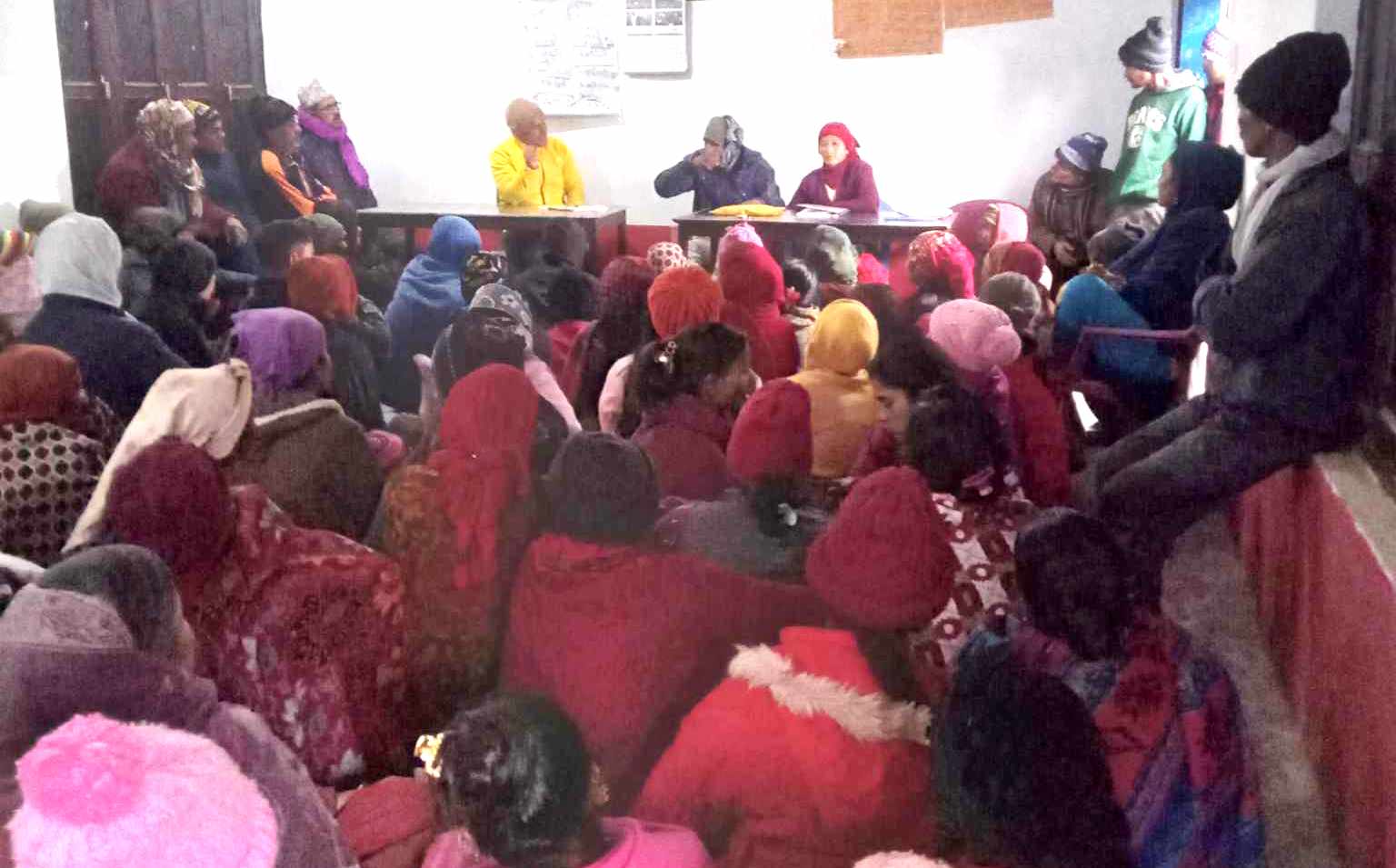 थारु गाउँमा बखेरी शुरु, बार्षिक कामको समिक्षा र आगामी योजना बनाईंदै  