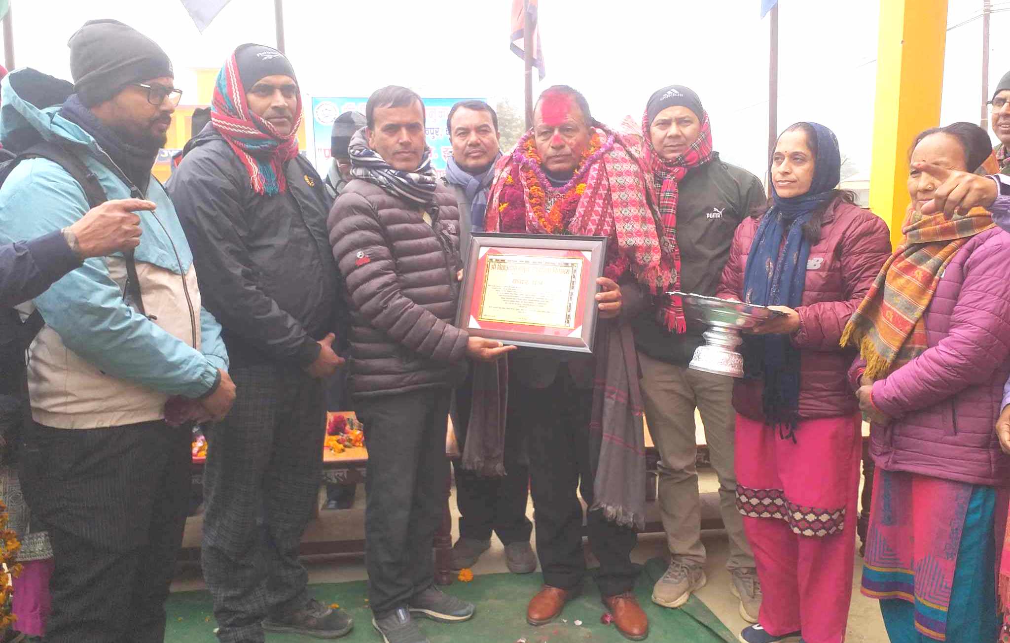 बिद्या ज्योति माविका शिक्षक थापाको बिदाइ 