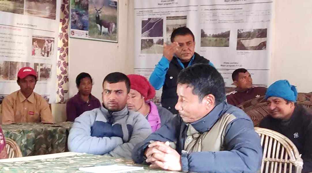 वन्यजन्तुबाट ज्यान गुमाउनेका परिवारलाई सहयोग 