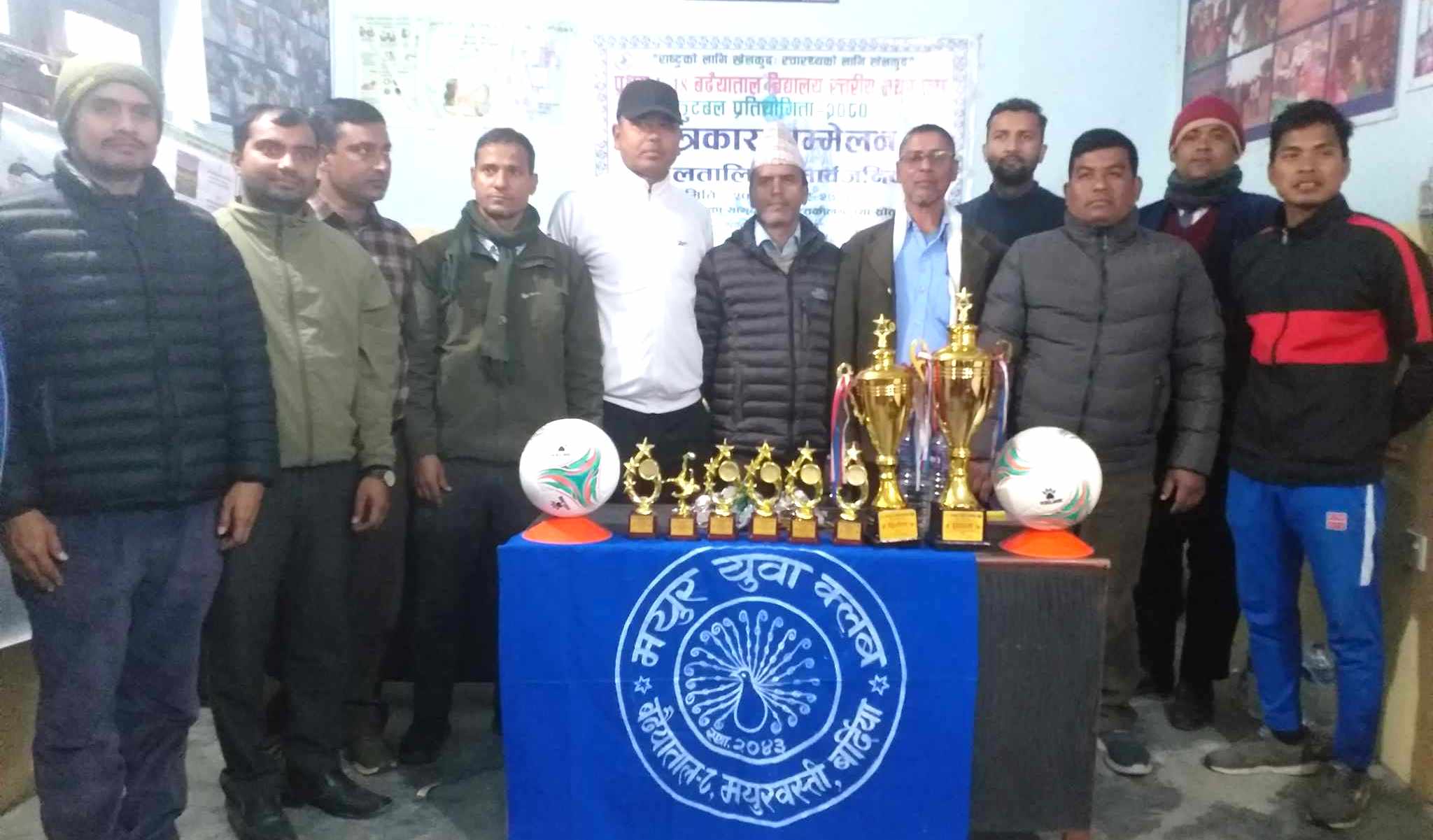 मयुर कप फूटवलको उद्घाटन खेलमा अमरज्योति विजयी 